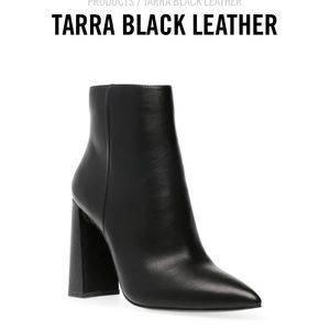Steve Madden Tarra Black Leather Boot BNIB